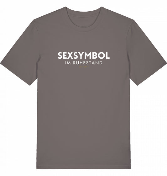 100% Organic Herren Shirt »Sexsymbol im Ruhestand«