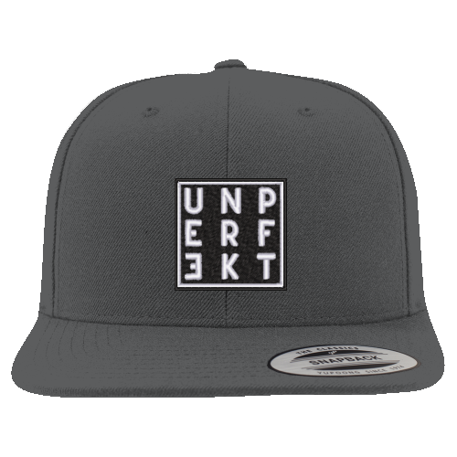 Snapback Cap »Unperfekt im Quadrat« hochwertig bestickt