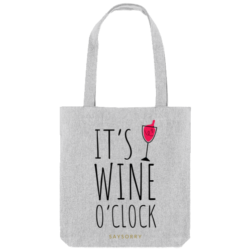 Tote Bag »It’s wine o’clock«