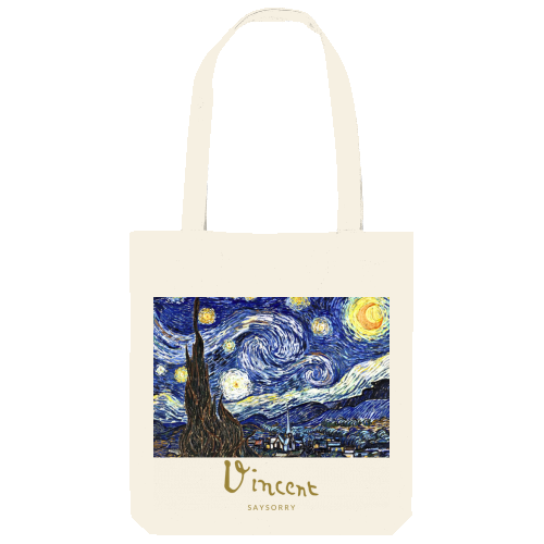 Tote Bag »Starry Night von Vincent van Gogh«