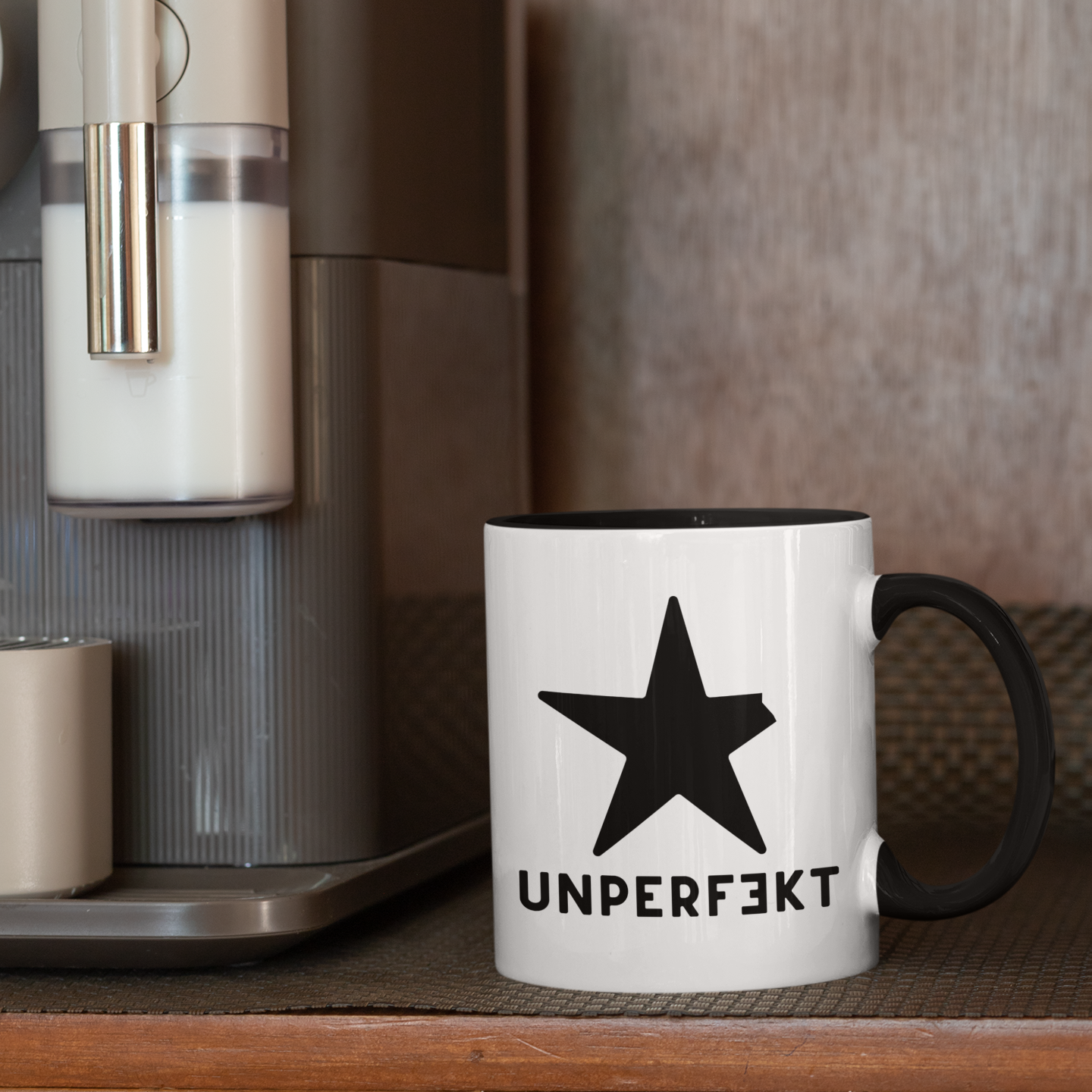 Designer-Tasse »Unperfekt Stern Black Edition«