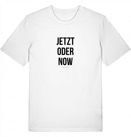 100% Organic Herren Shirt »Jetzt oder Now«