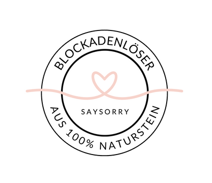 »Körperliebe« Blockadenlöser aus Hämatit-Perlen und blauer Opalperle