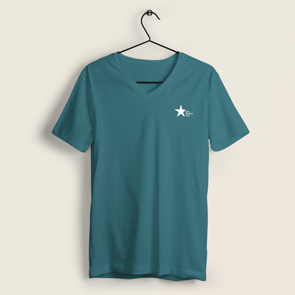 100% Organic V-Neck Damen Shirt »The Broken Star«
