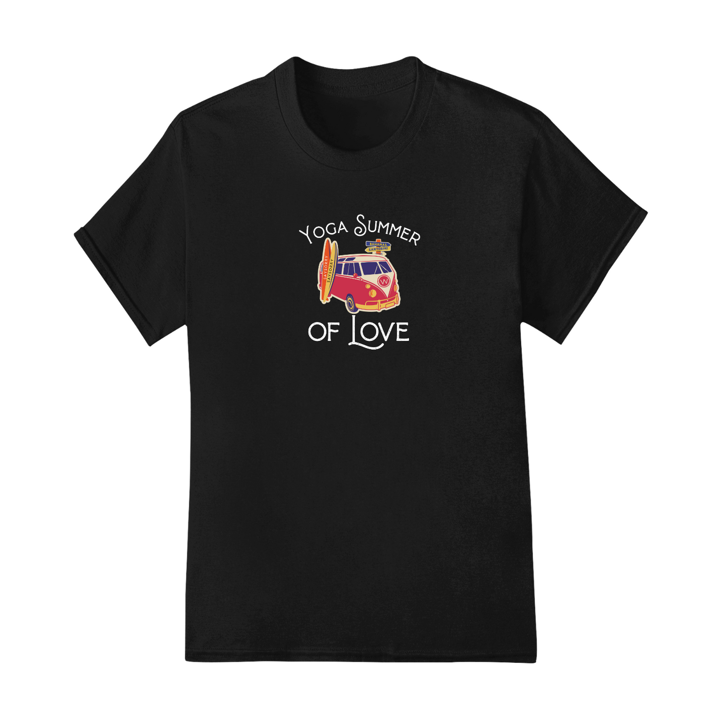 Klassisches Damen Shirt »Yoga Summer of Love« 100% Organic