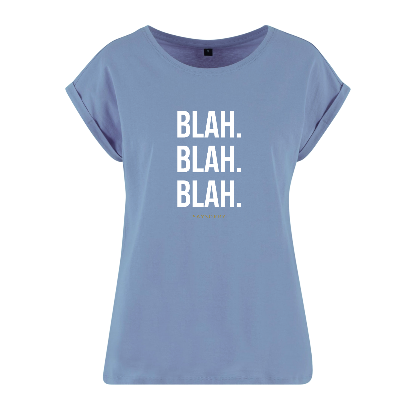 Organic Alle-Größen-Shirt »Blah. Blah. Blah.«