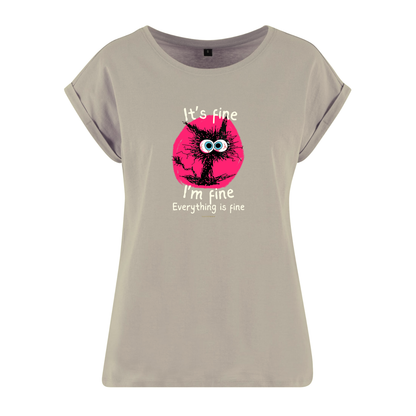 Organic Alle-Größen-Shirt »It’s fine, I’m fine, everything is fine«
