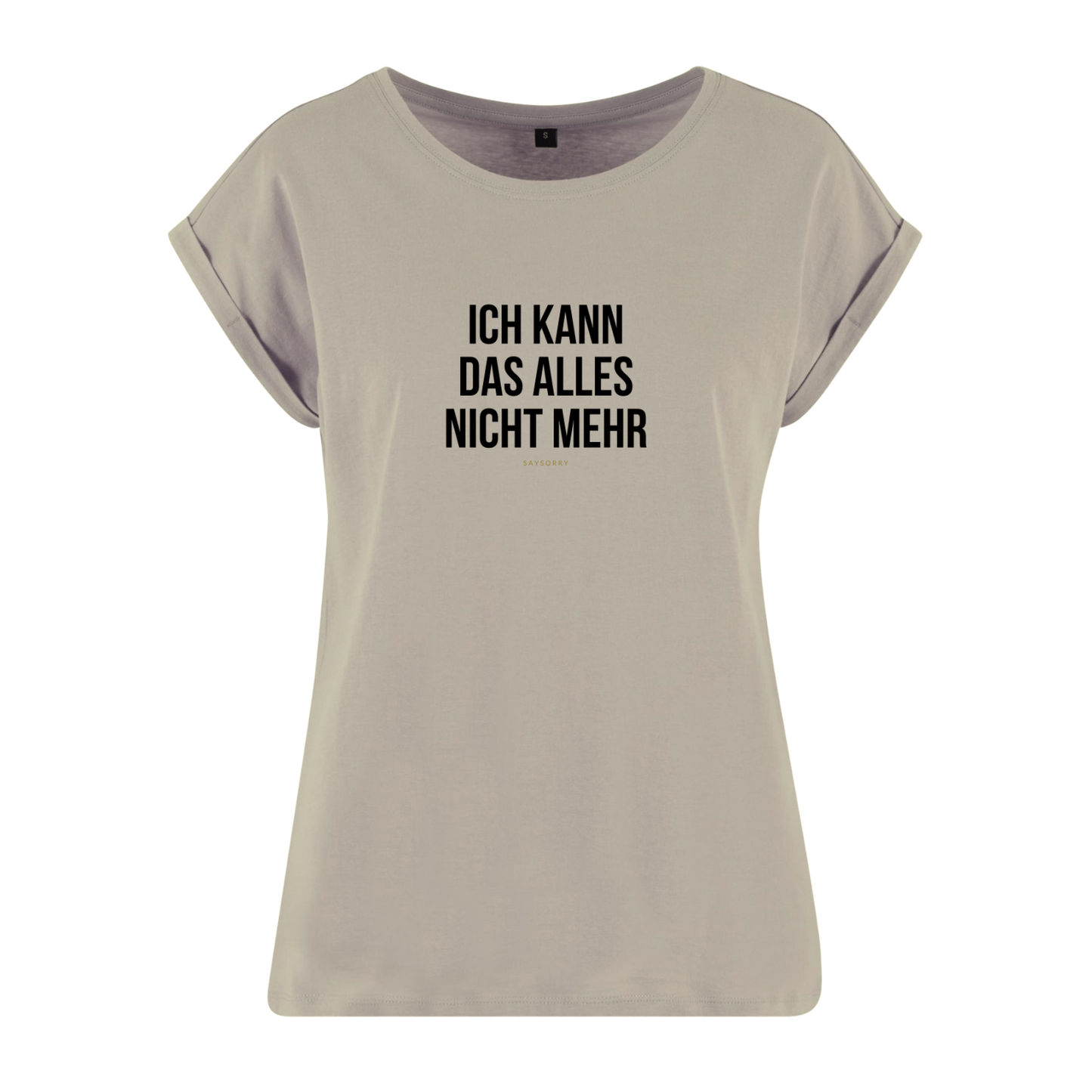 Organic Alle-Größen-Shirt »Ich kann das alles nicht mehr«