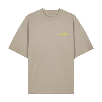 Premium Oversize T-Shirt »unperfekt in Neon im Retro-Style bestickt« Unisex 100% Organic (Kopie)
