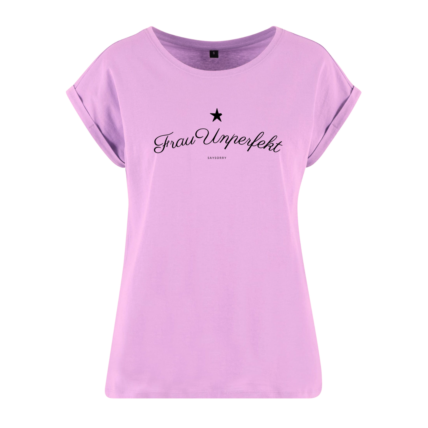 Organic Alle-Größen-Shirt »Frau Unperfekt mit dem abgebrochenen Stern«