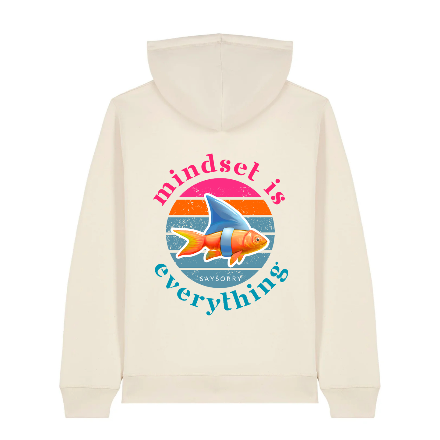 100% Organic unisex Hoodie in vielen Farben »Mindset is Everything«