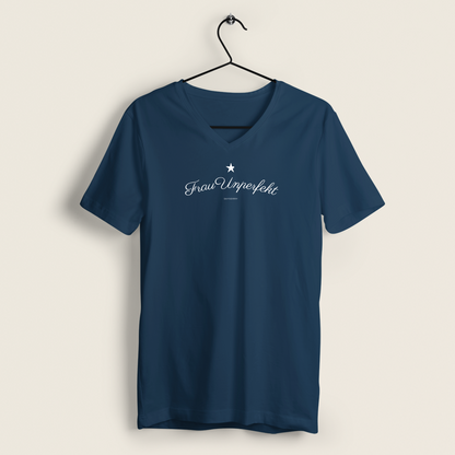 100% Organic V-Neck Damen Shirt »Frau Unperfekt«