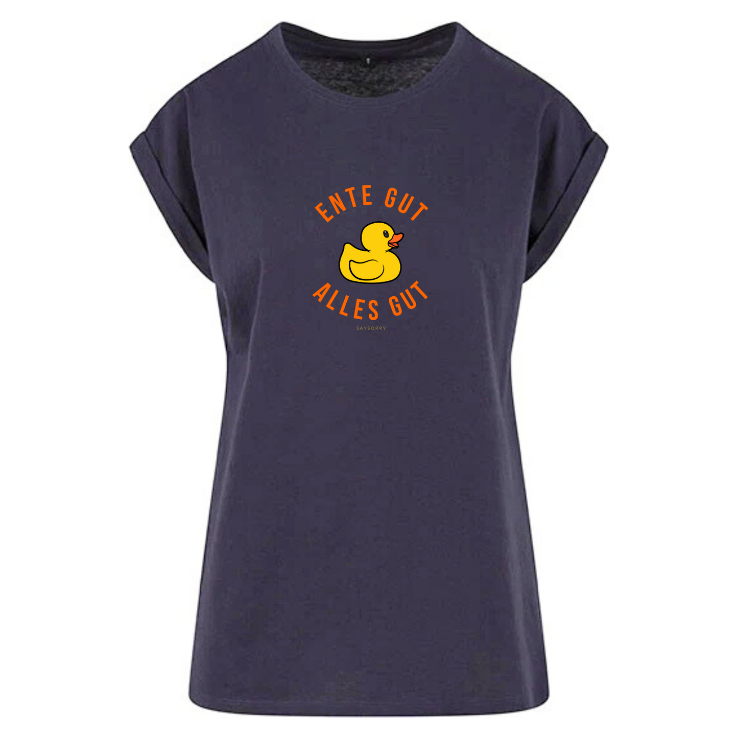 100% Organic Figurschmeichler Shirt »Ente Gut Alles Gut«