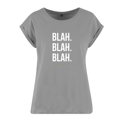 Organic Alle-Größen-Shirt »Blah. Blah. Blah.«