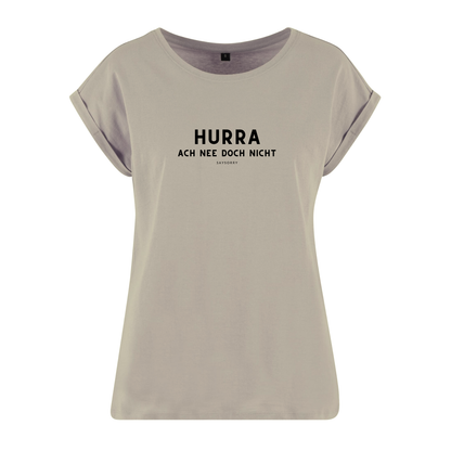 Organic Alle-Größen-Shirt »Hurra! Ach nee doch nicht«