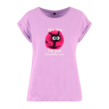 Organic Alle-Größen-Shirt »It’s fine, I’m fine, everything is fine«