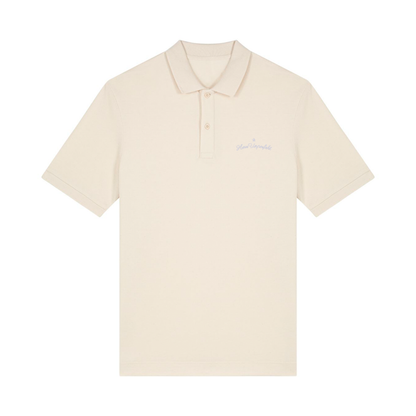 100% Organic Herren Polo-Shirt »Herr Unperfekt« hochwertig bestickt