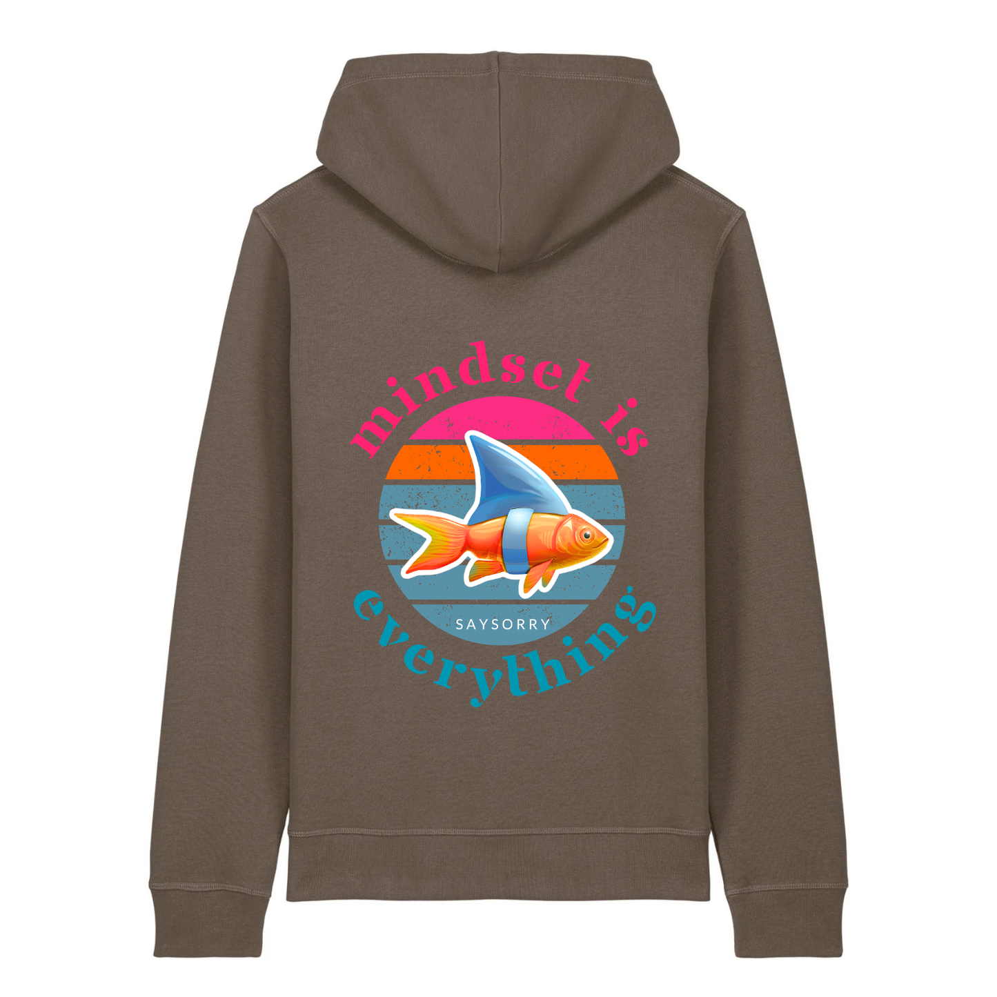 100% Organic unisex Hoodie in vielen Farben »Mindset is Everything«