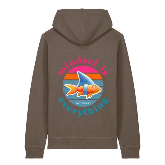 100% Organic unisex Hoodie in vielen Farben »Mindset is Everything«