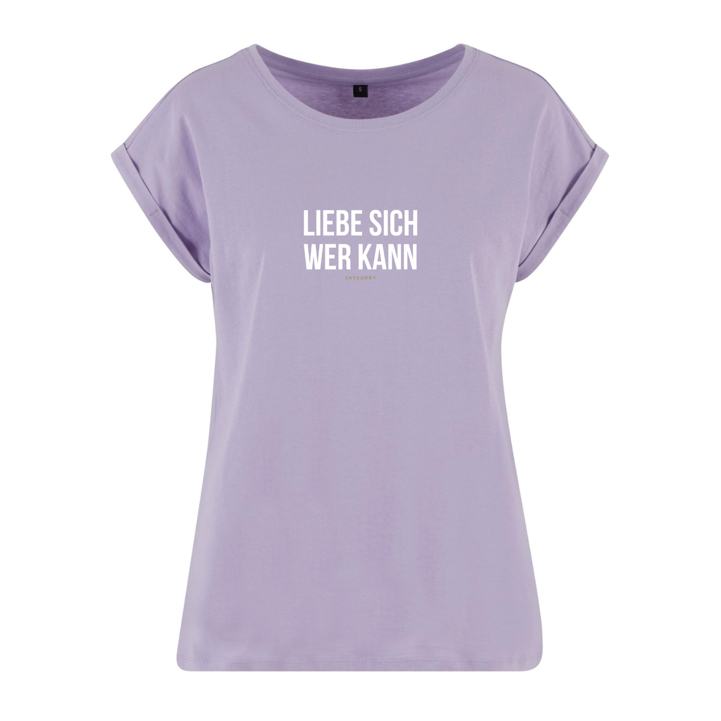 Organic Alle-Größen-Shirt »Liebe sich wer kann«