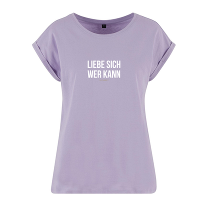 Organic Alle-Größen-Shirt »Liebe sich wer kann«