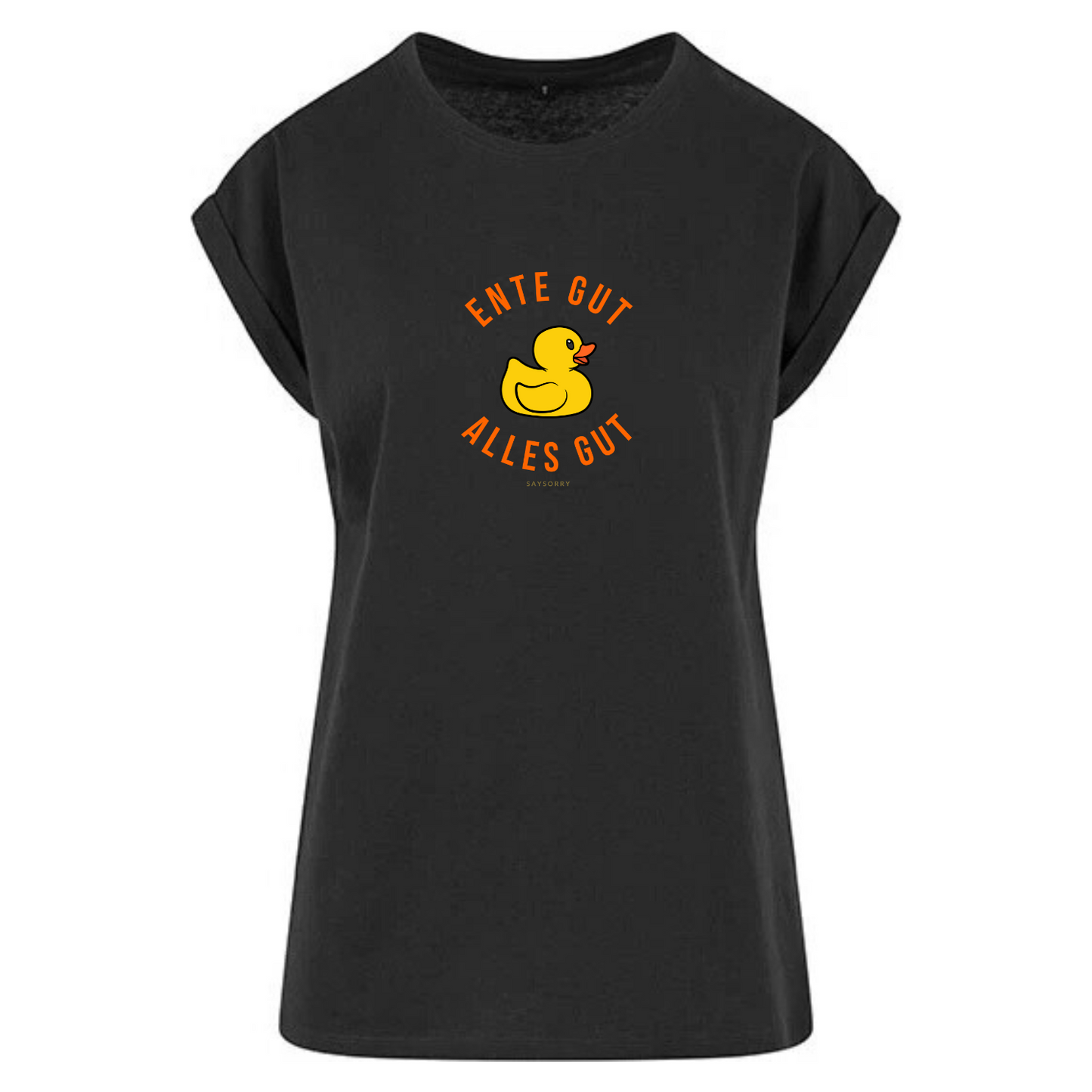 100% Organic Figurschmeichler Shirt »Ente Gut Alles Gut«