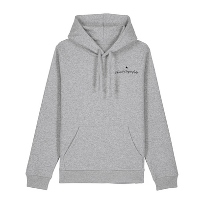 100% Organic unisex Hoodie »Frau Unperfekt«