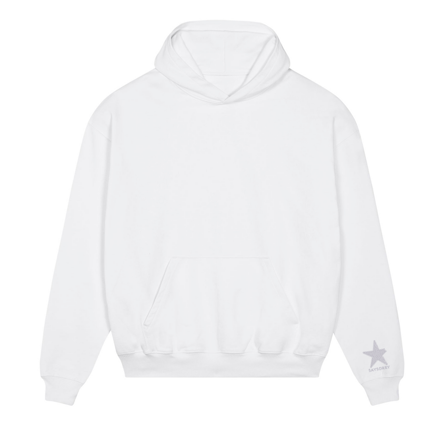 Premium Oversize Hoodie 100% Organic Unisex »UNPERFEKT im Quadrat«