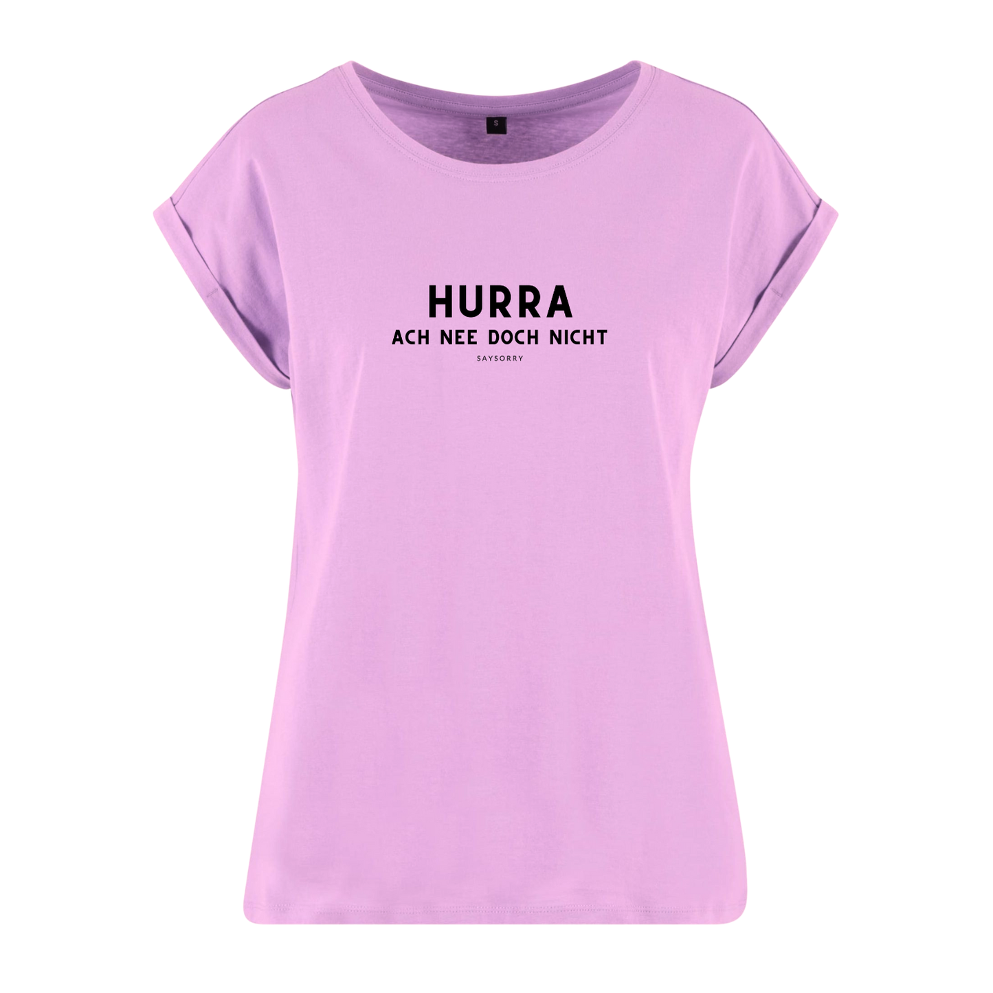 Organic Alle-Größen-Shirt »Hurra! Ach nee doch nicht«