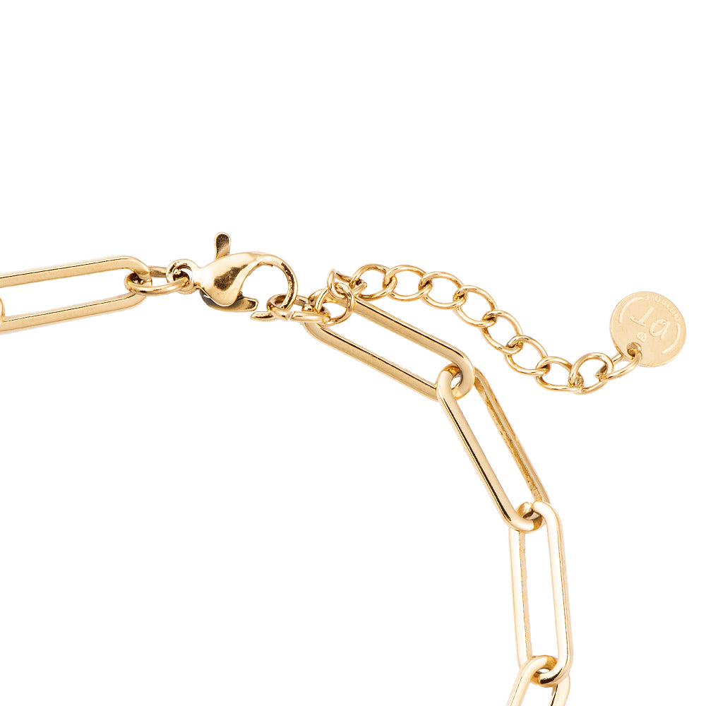 »Ich bin stark« Blockadenlöser-Armband in Gold inkl. abgebrochenem Stern