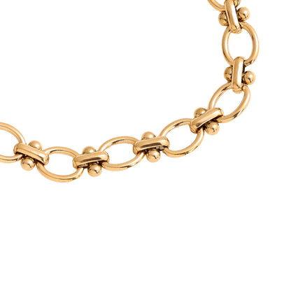 »Ich habe Power« 14 Karat vergoldetes Blockadenlöser-Armband mit abgebrochenem Stern