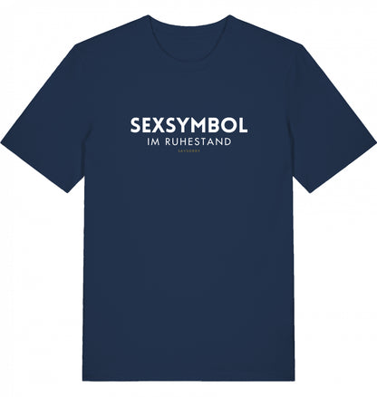 100% Organic Herren Shirt »Sexsymbol im Ruhestand«