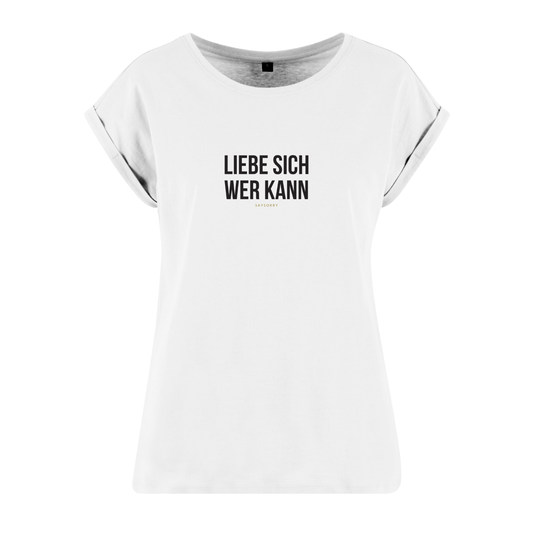 Organic Alle-Größen-Shirt »Liebe sich wer kann«