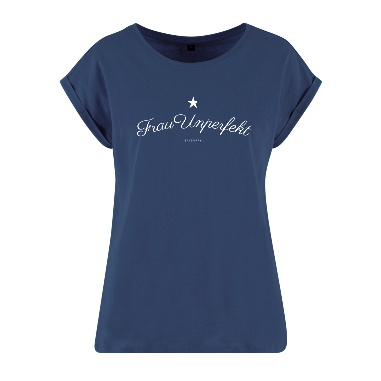 Organic Alle-Größen-Shirt »Frau Unperfekt mit dem abgebrochenen Stern«