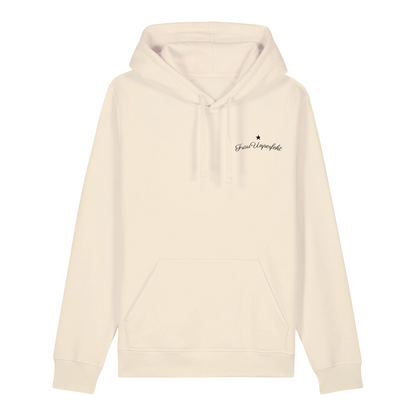 100% Organic unisex Hoodie »Frau Unperfekt«