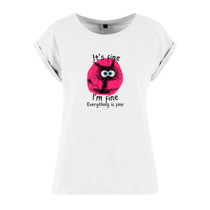 Organic Alle-Größen-Shirt »It’s fine, I’m fine, everything is fine«