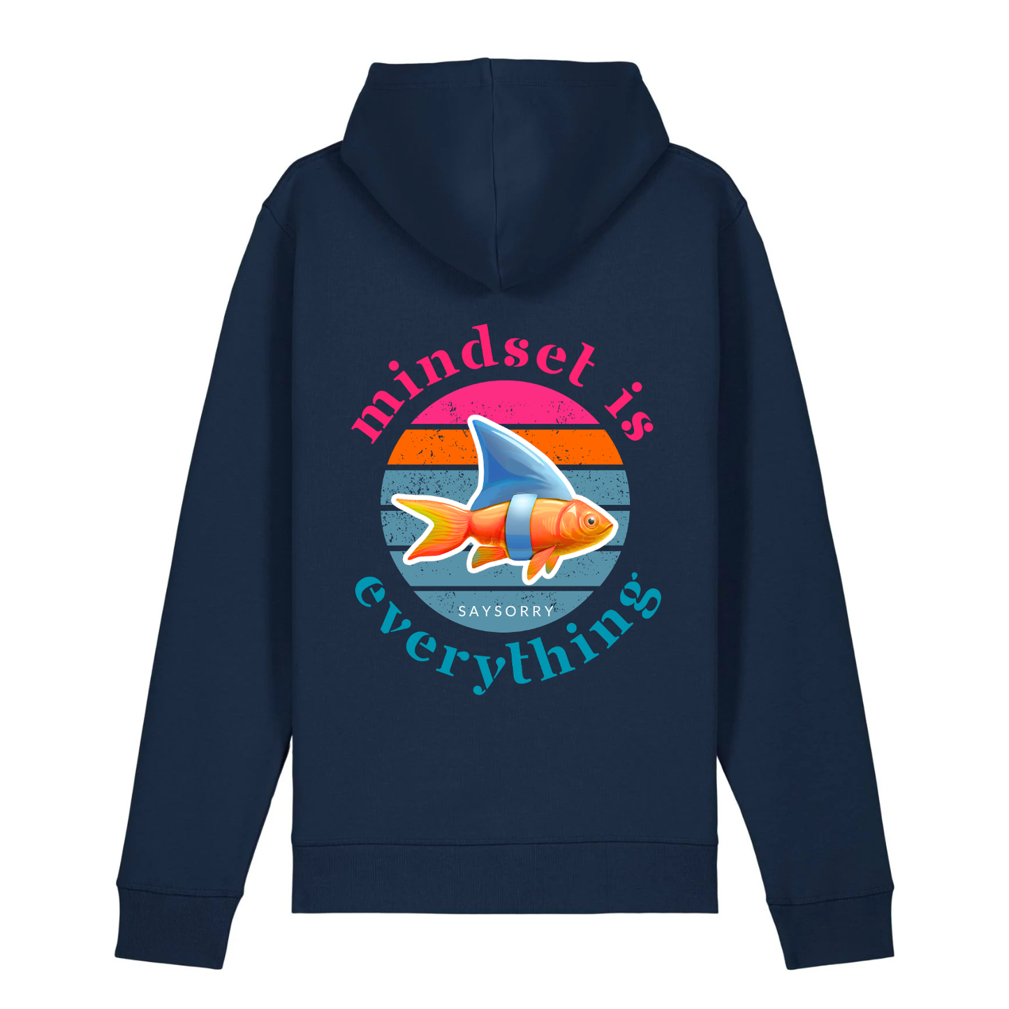 100% Organic unisex Hoodie in vielen Farben »Mindset is Everything«