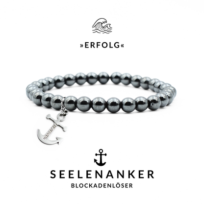 Seelenanker »Erfolg« Blockadenlöser-Armband  aus echtem Hämatit