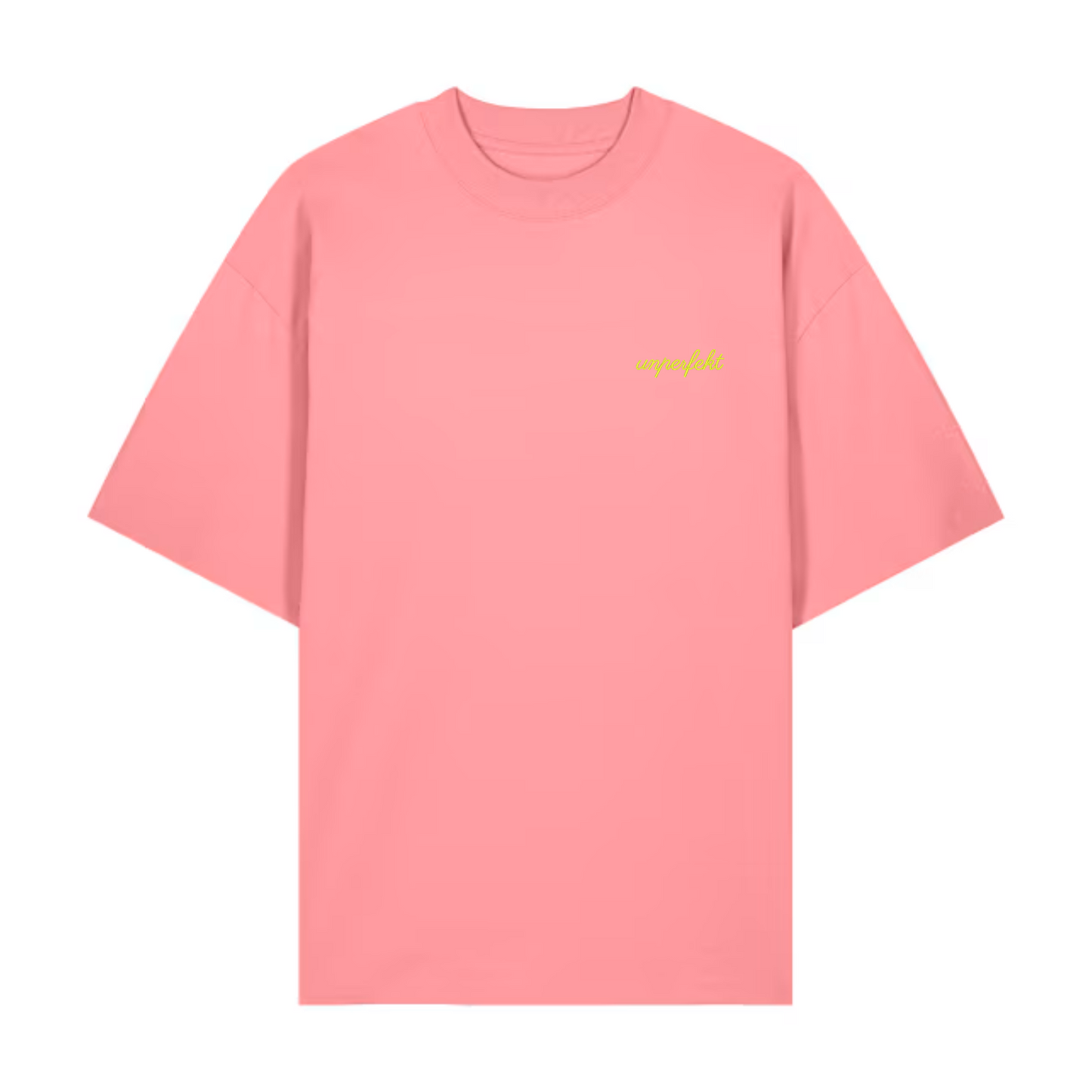 Premium Oversize T-Shirt »unperfekt in Neon im Retro-Style bestickt« Unisex 100% Organic (Kopie)