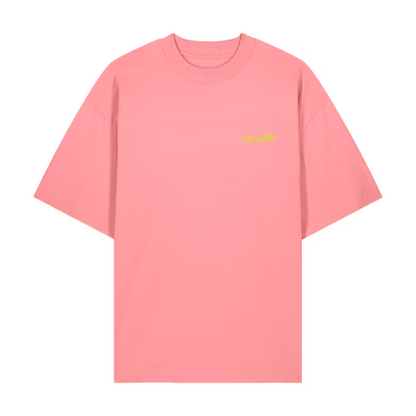 Premium Oversize T-Shirt »unperfekt in Neon im Retro-Style bestickt« Unisex 100% Organic (Kopie)
