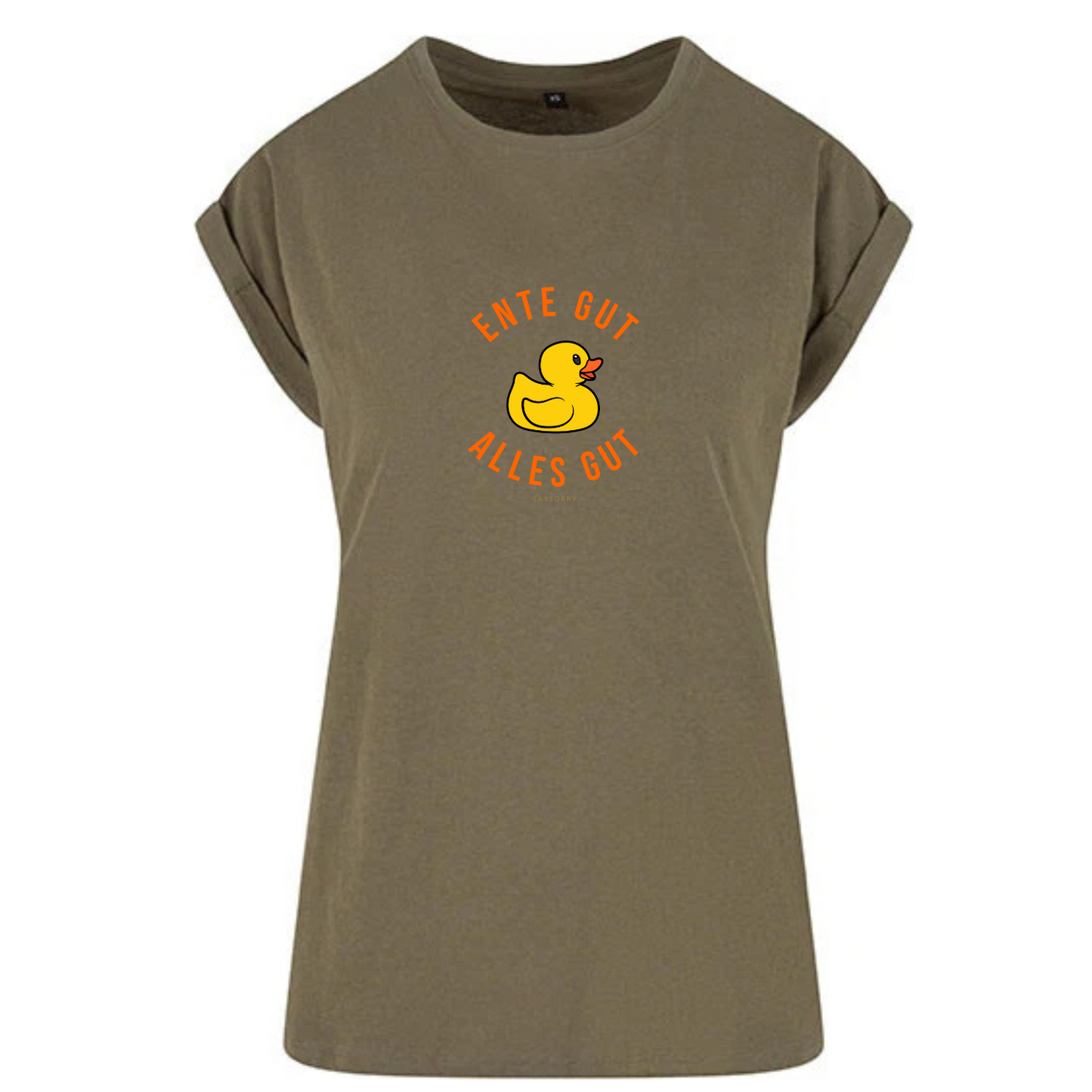 100% Organic Figurschmeichler Shirt »Ente Gut Alles Gut«