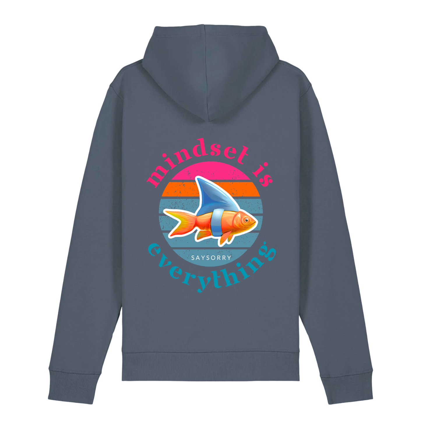 100% Organic unisex Hoodie in vielen Farben »Mindset is Everything«