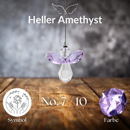 Unperfekt-Schutzengel Nr. 7 von 10 »Heller Amethyst« für Dich oder als Geschenkidee