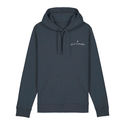 100% Organic unisex Hoodie »Frau Unperfekt«