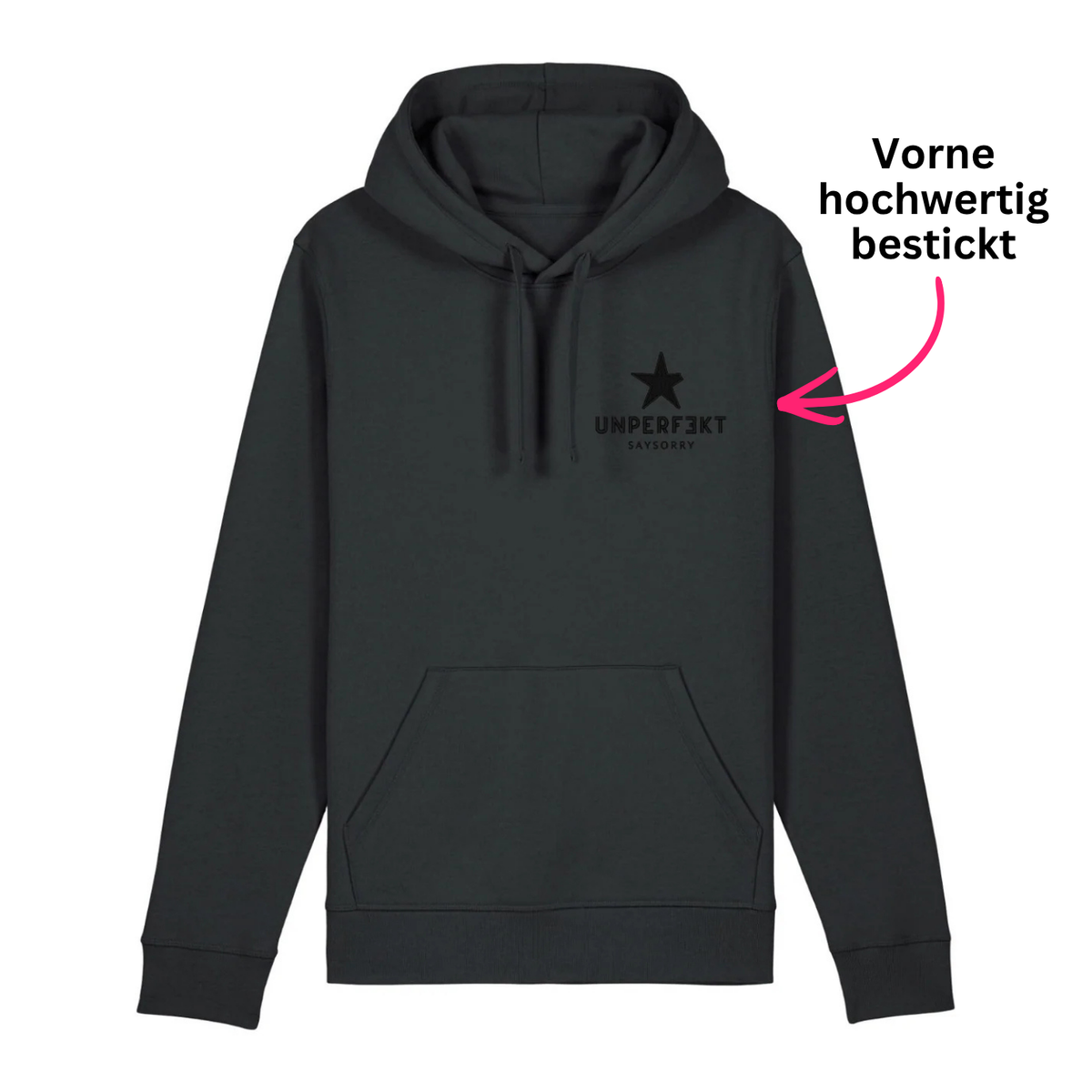 Vorteils-Bundle: Black Edition-Unperfekt-Hoodie + 2x Blockadenlöser + Manifest + Überraschung