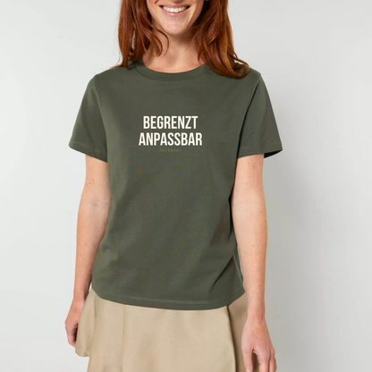 Klassisches Damen Shirt »Begrenzt anpassbar« 100% Organic