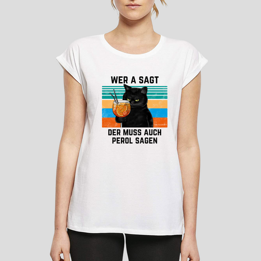 Grumpy Cat organic Alle-Größen-Shirt »Wer A sagt, der muss auch Perol sagen«