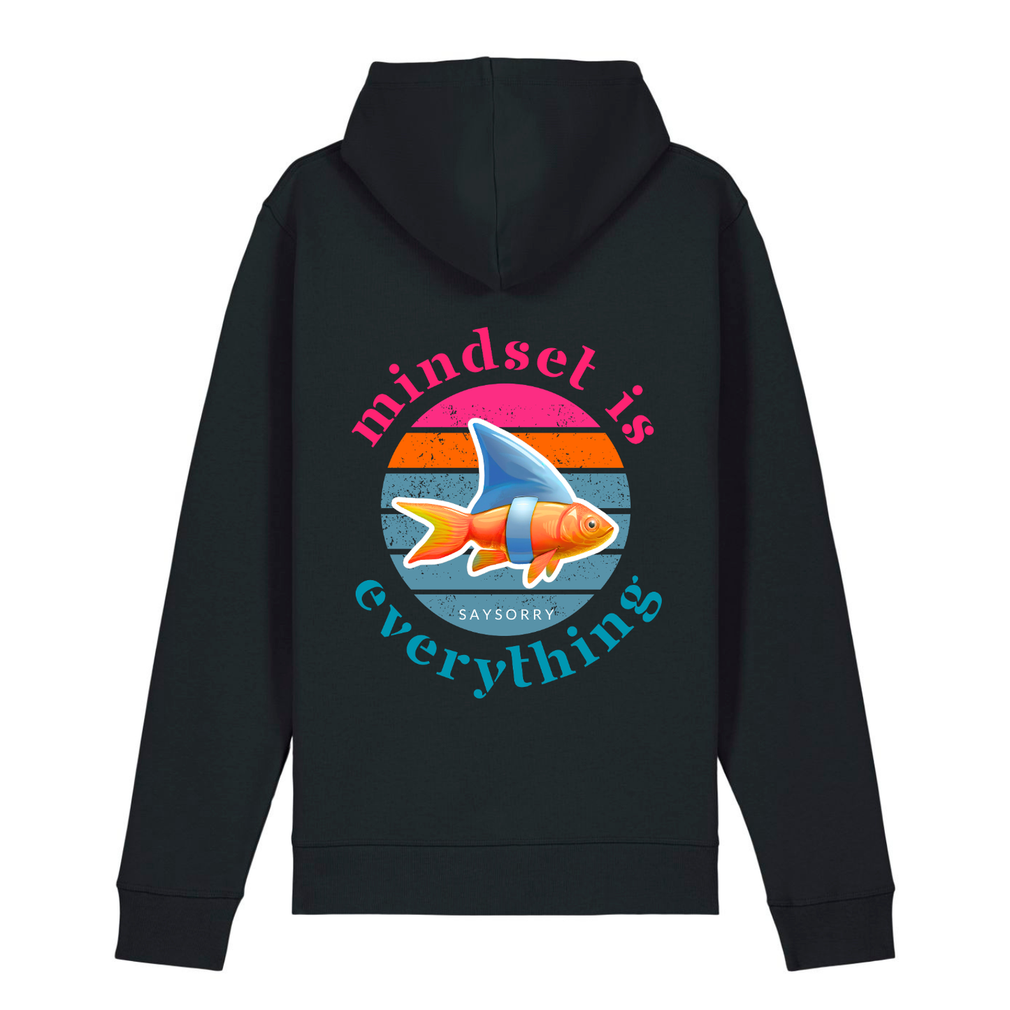 100% Organic unisex Hoodie in vielen Farben »Mindset is Everything«