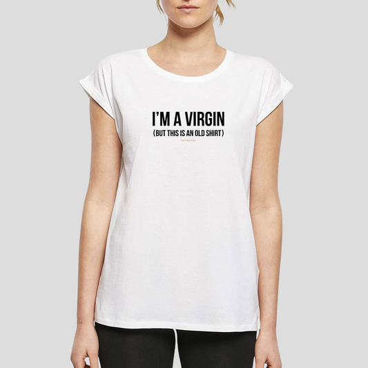 Organic Alle-Größen-Shirt »I’m a Virgin (But this is an old shirt)«