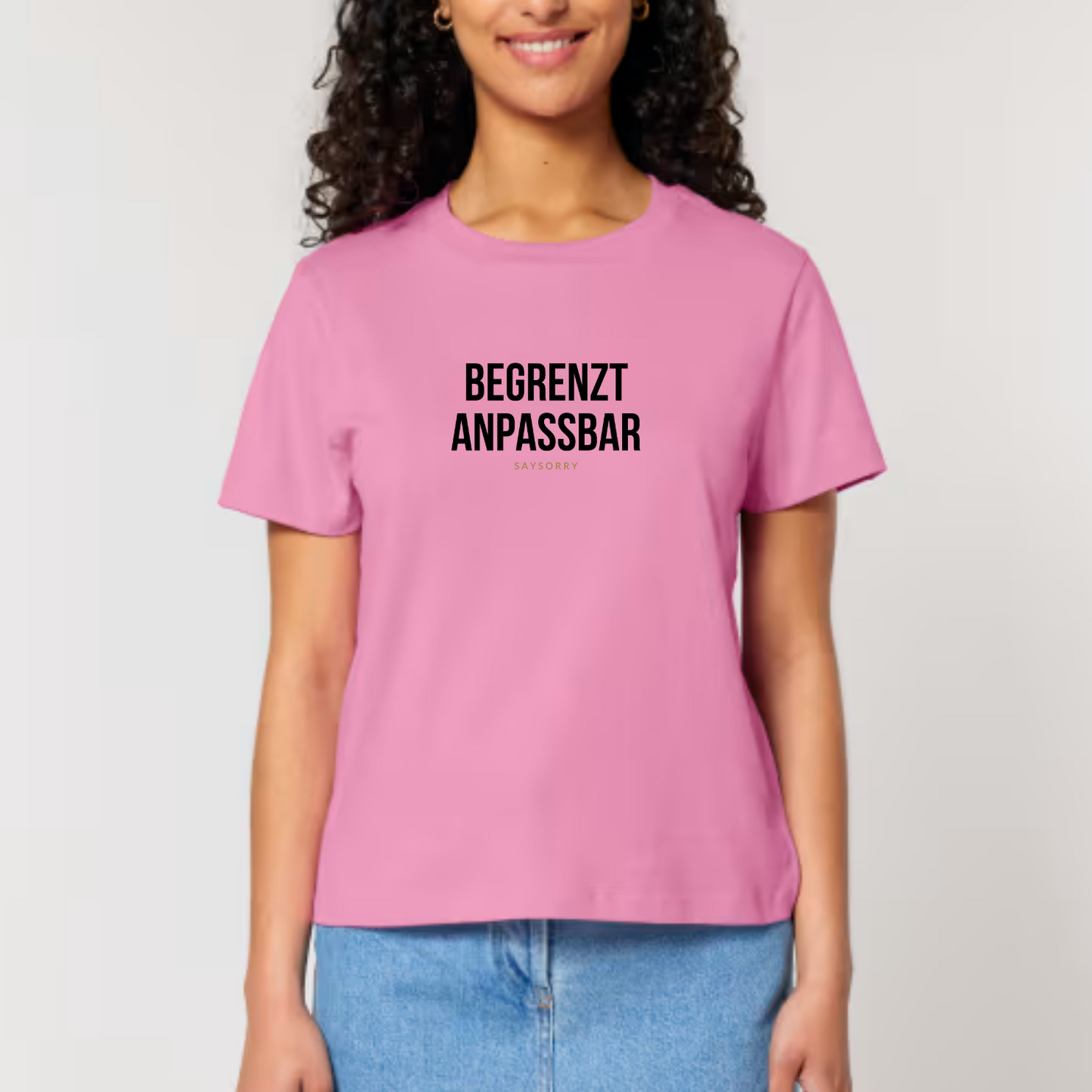 Klassisches Damen Shirt »Begrenzt anpassbar« 100% Organic